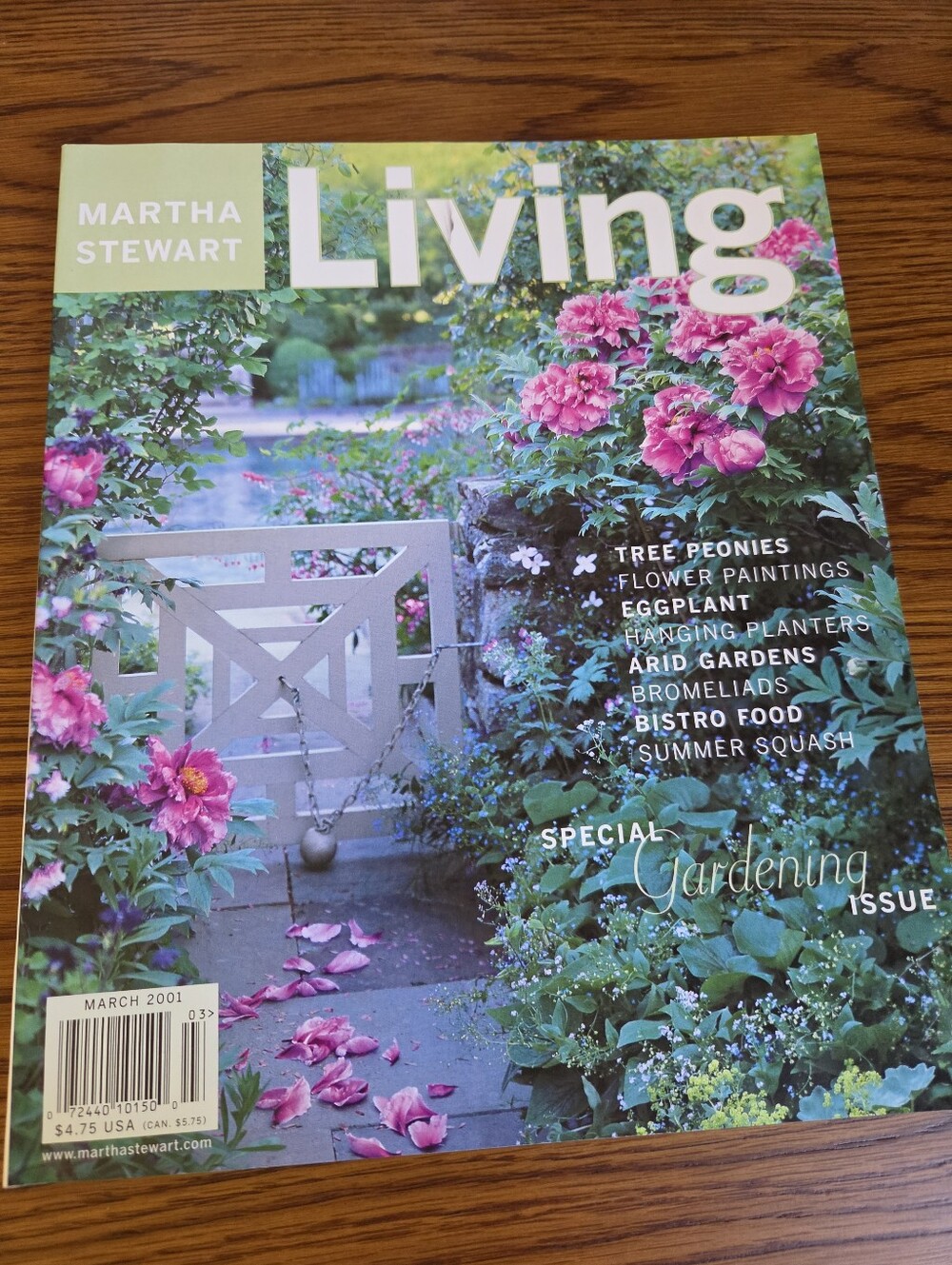 Martha Stewart Living Magazine, March 2001